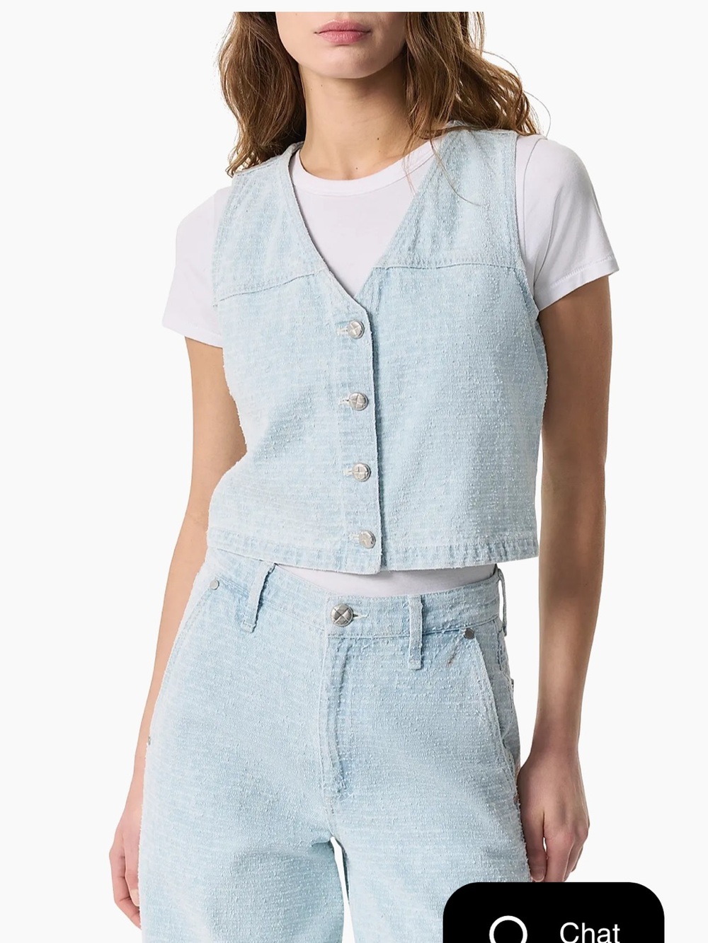 NEW rag & bone Juliana Tweed Button-Front Vest Sz 6